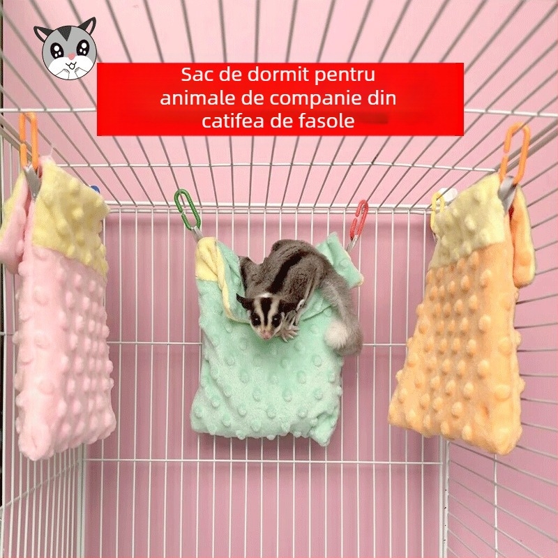Vară subțire sac de dormit hamster floare ramură șoarece bumbac cuib agățat cuib arici miere Kanga nevăstuică cald cuib provizii