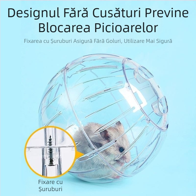 Minge de alergare de cristal pentru hamster, roată de alergare, Urs auriu, veveriță, pungă de miere, bandă exterioară transparentă, minge sportivă, mers pe jos, artefact de șoarece