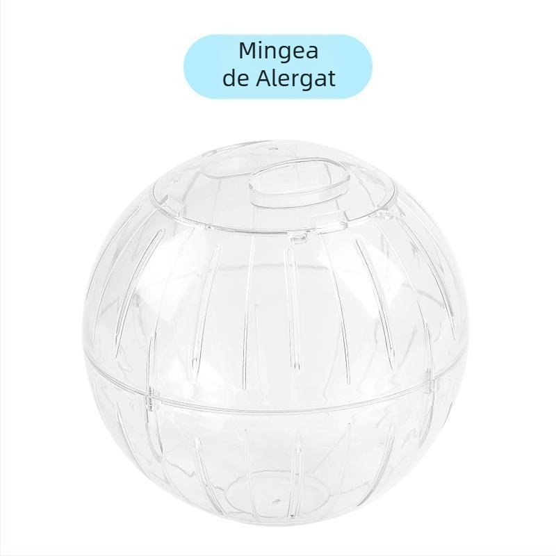 Minge de alergare de cristal pentru hamster, roată de alergare, Urs auriu, veveriță, pungă de miere, bandă exterioară transparentă, minge sportivă, mers pe jos, artefact de șoarece
