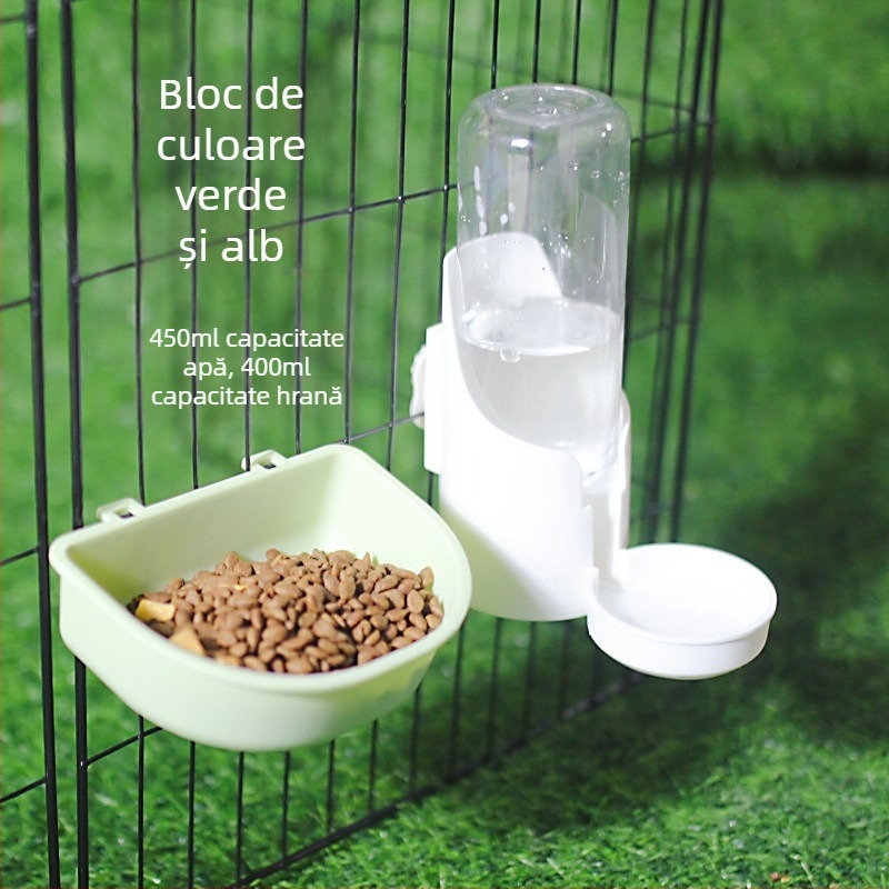 Pisică agățat apă Dispenser pisică bol pisică bazin automat hrănire apă Feeder iepure agățat cușcă ceainic animale de companie provizii
