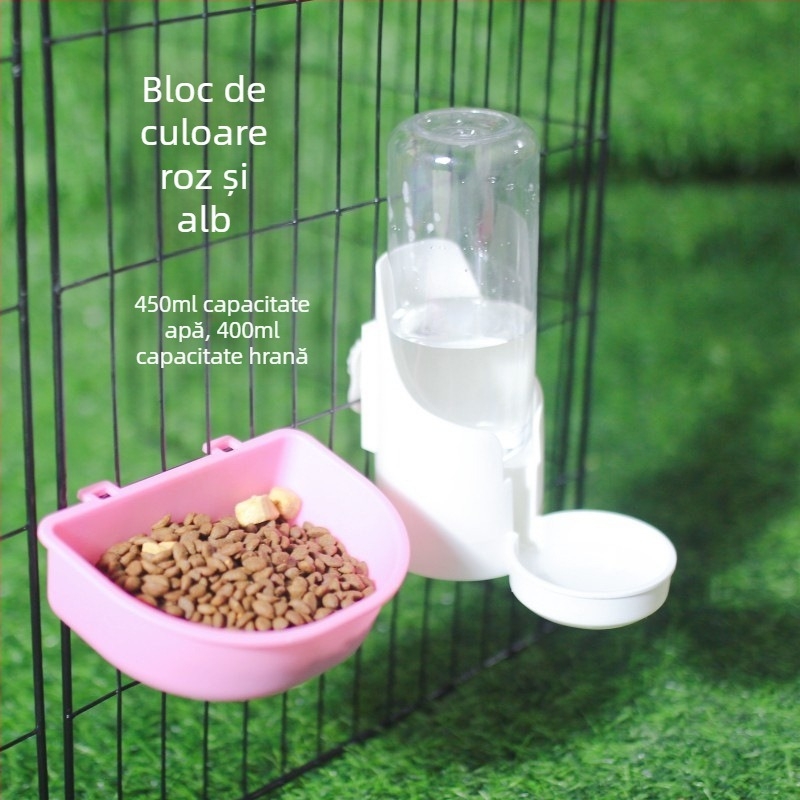 Pisică agățat apă Dispenser pisică bol pisică bazin automat hrănire apă Feeder iepure agățat cușcă ceainic animale de companie provizii