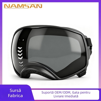 Ochelari de soare pentru animale de companie, ochelari de soare cu ramă mare, ochelari de soare anti-UV pentru animale de companie, ochelari de soare cu ramă mare