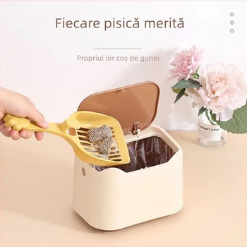 Pisică gunoi colectare toaletă pisică așternut ghiveci special pisică așternut mate pisică bălegar găleată închisă animale de companie toaletă consumabile