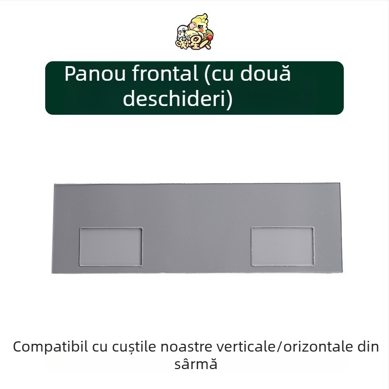 Accesorii pentru colivie de papagal Miyagi, rack de depozitare Daquan Top, stație de scripeți, tijă, cutie pentru alimente, panou transparent, deflector exclusiv
