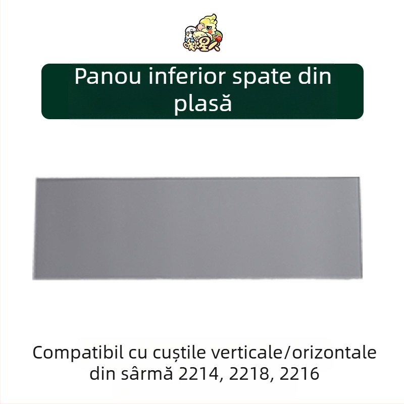 Accesorii pentru colivie de papagal Miyagi, rack de depozitare Daquan Top, stație de scripeți, tijă, cutie pentru alimente, panou transparent, deflector exclusiv