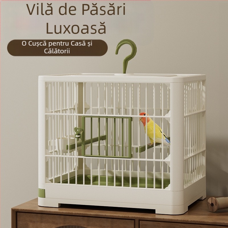 Papagal cușcă de păsări, Villa, cușcă de păsări, hrănire și băutură, cușcă super mare pentru papagal, cușcă de porumbel, consumabile pentru animale de companie