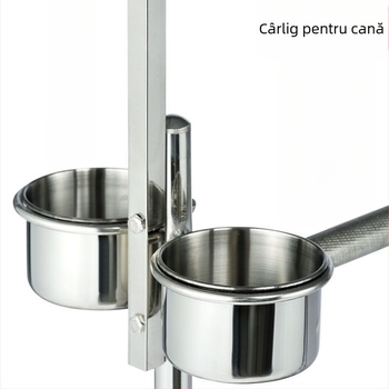 Suport pentru papagal gri, mediu și mare, din oțel inoxidabil, pentru păsări, colivie de podea, mare, floarea-soarelui, King Kong, negru, Phoenix, suport mic pentru soare