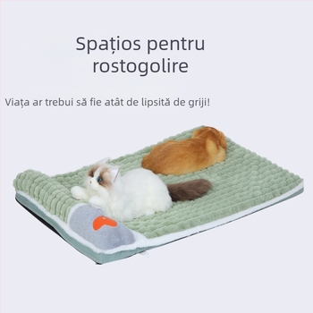 Covoraș pentru câini, patru anotimpuri, confortabil, îngroșat, pentru pisici, cuib de animale de companie, detașabil și lavabil, saltea de dormit pentru câini mari, produse pentru animale de companie, en-gros transfrontalier