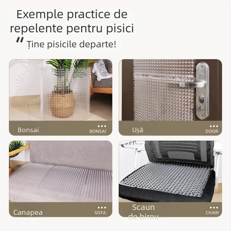 Repelent anti-pisică, plasă de spini, saltea pentru pat superior, urină, cățărare, pernă de spini, zgârietură, canapea, protecție, izolare pisică, zonă restricționată, plasă de spini din lemn