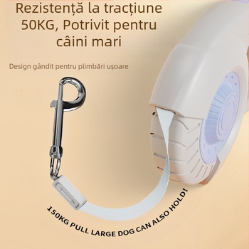 Lesă direct din fabrică pentru animale de companie, lesă pentru câini, contracție automată, mers pe jos, artefact pentru câini, zgardă pentru lesă de câine, o generație de păr