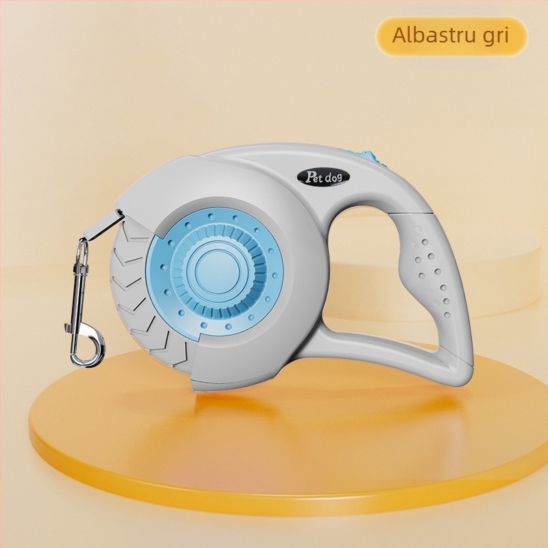 Lesă direct din fabrică pentru animale de companie, lesă pentru câini, contracție automată, mers pe jos, artefact pentru câini, zgardă pentru lesă de câine, o generație de păr