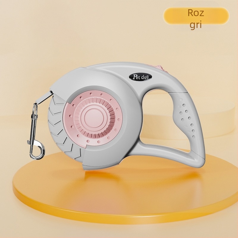 Lesă direct din fabrică pentru animale de companie, lesă pentru câini, contracție automată, mers pe jos, artefact pentru câini, zgardă pentru lesă de câine, o generație de păr