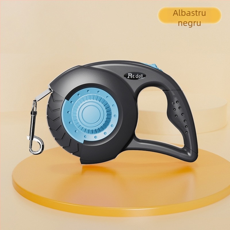 Lesă direct din fabrică pentru animale de companie, lesă pentru câini, contracție automată, mers pe jos, artefact pentru câini, zgardă pentru lesă de câine, o generație de păr