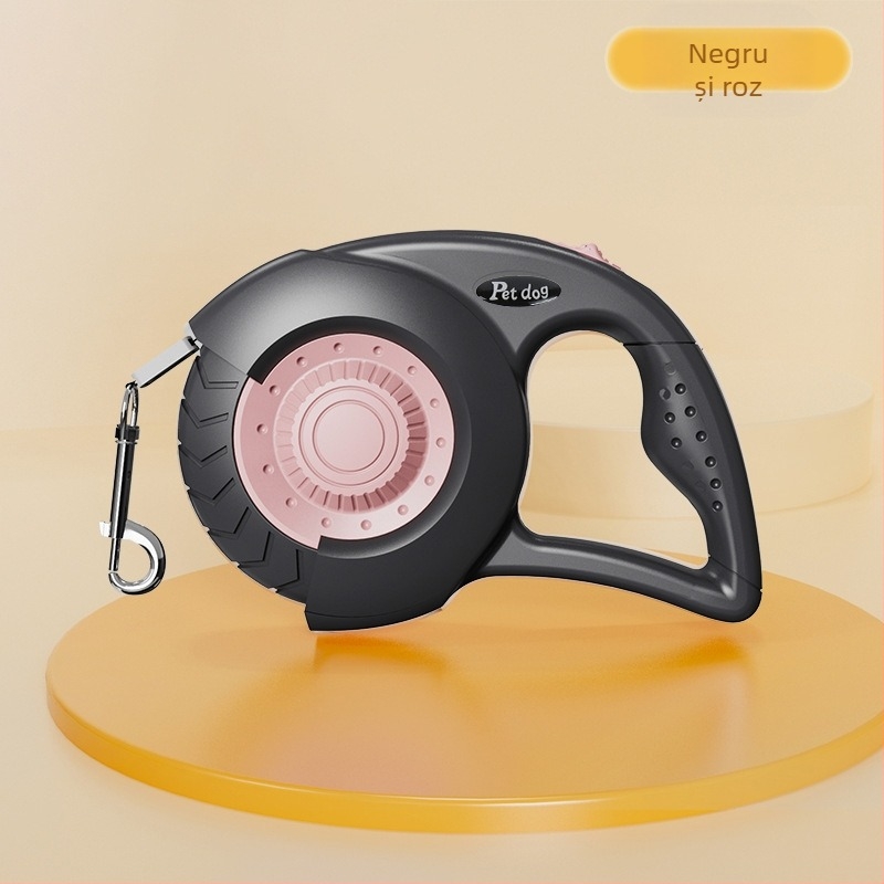 Lesă direct din fabrică pentru animale de companie, lesă pentru câini, contracție automată, mers pe jos, artefact pentru câini, zgardă pentru lesă de câine, o generație de păr