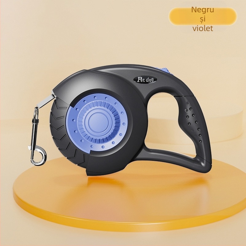 Lesă direct din fabrică pentru animale de companie, lesă pentru câini, contracție automată, mers pe jos, artefact pentru câini, zgardă pentru lesă de câine, o generație de păr