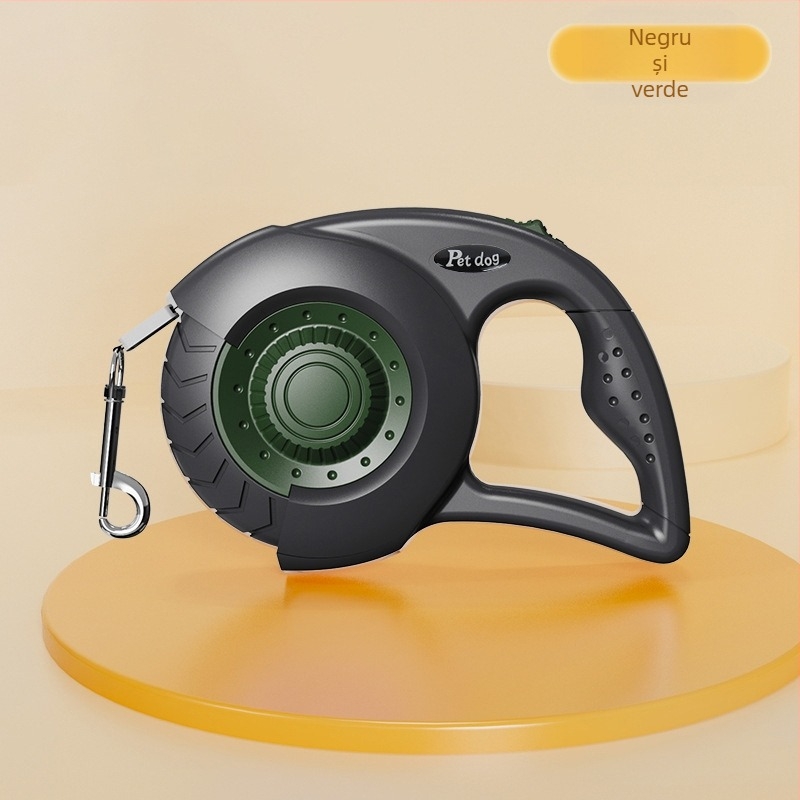 Lesă direct din fabrică pentru animale de companie, lesă pentru câini, contracție automată, mers pe jos, artefact pentru câini, zgardă pentru lesă de câine, o generație de păr