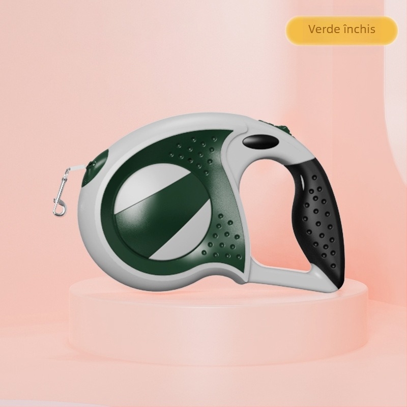 Lesă direct din fabrică pentru animale de companie, lesă pentru câini, contracție automată, mers pe jos, artefact pentru câini, zgardă pentru lesă de câine, o generație de păr