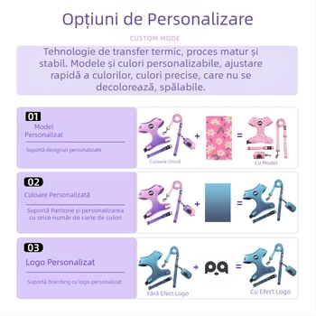 Curea de tracțiune transfrontalieră pentru câini de companie, curea de piept pentru zgardă de câine, costum, en-gros, personalizat, consumabile pentru animale de companie