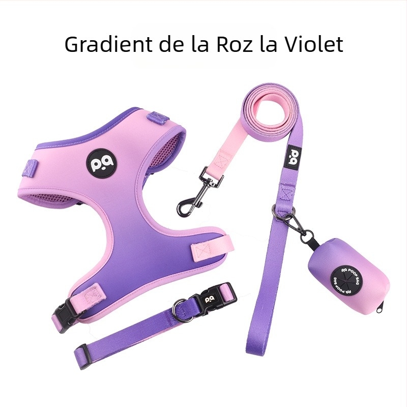 Curea de tracțiune transfrontalieră pentru câini de companie, curea de piept pentru zgardă de câine, costum, en-gros, personalizat, consumabile pentru animale de companie