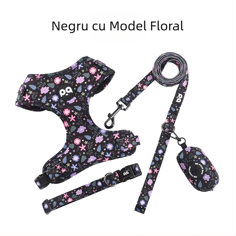 Curea de tracțiune transfrontalieră pentru câini de companie, curea de piept pentru zgardă de câine, costum, en-gros, personalizat, consumabile pentru animale de companie
