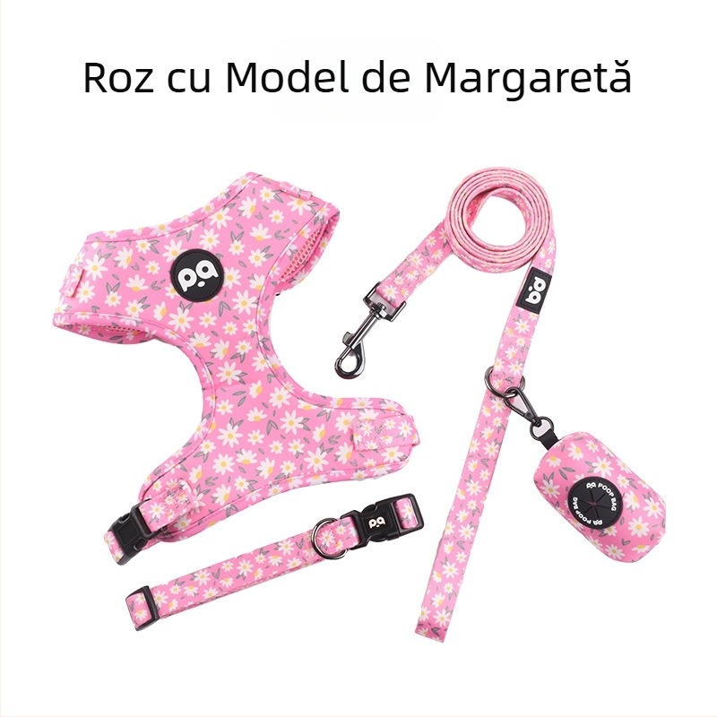 Curea de tracțiune transfrontalieră pentru câini de companie, curea de piept pentru zgardă de câine, costum, en-gros, personalizat, consumabile pentru animale de companie