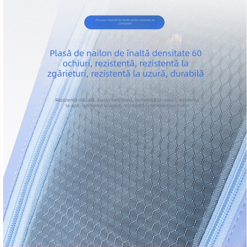 Geantă de umăr nouă pentru animale de companie, geantă portabilă de ieșire, geantă de trecere respirabilă, capacitate mare, pliabilă, portabilă, geantă pentru câini și pisici, geantă cu microfon