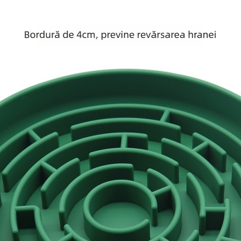 Bol pentru hrană lentă din silicon pentru animale de companie, pentru câini, bazin pentru hrană lentă pentru câini, bol anti-răsturnare pentru câini, bazin pentru orez, bazin pentru hrană pentru câini, provizii pentru pisici și câini