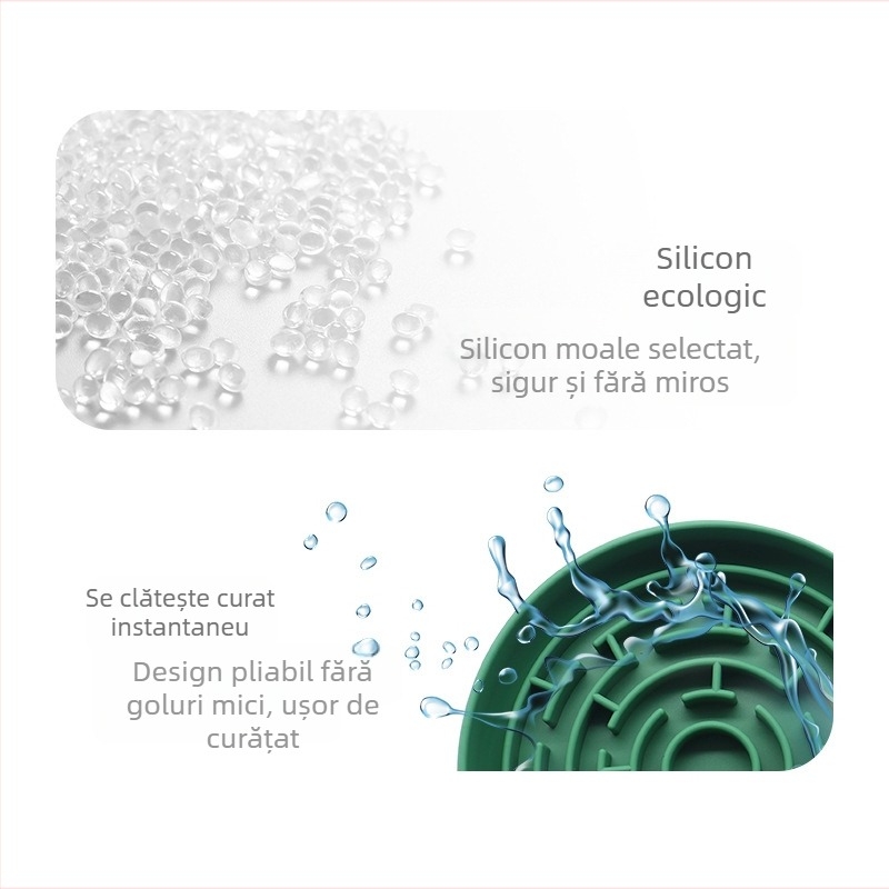 Bol pentru hrană lentă din silicon pentru animale de companie, pentru câini, bazin pentru hrană lentă pentru câini, bol anti-răsturnare pentru câini, bazin pentru orez, bazin pentru hrană pentru câini, provizii pentru pisici și câini