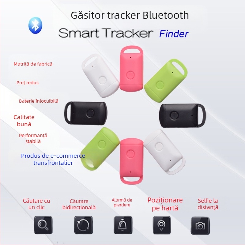 Dispozitiv anti-pierdere Bluetooth în formă de lacăt la cald pentru comerț electronic transfrontalier, telefon mobil, tracker inteligent Bluetooth, consum redus de energie, furnizat de producători