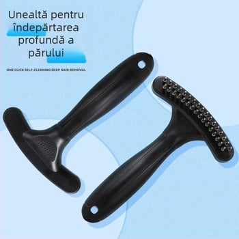 Pieptene plutitor pentru unghii, pieptene cu două rânduri, pieptene pentru animale de companie, pieptene pentru câini, pieptene pentru animale de companie, pieptene cu ac, perie cu nod deschis