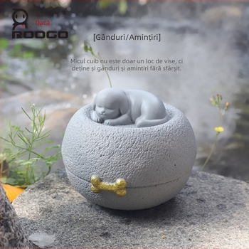 Creative Sleeping Love Pet Curns Pet Supplies Pisică Câine Curns Animal Memorial Supplies Sicriu Cutie