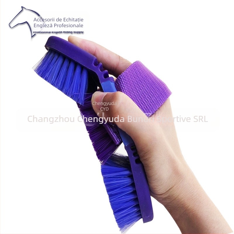 Perie flexibilă pentru cai, lavabilă, de calitate superioară, pentru curățarea echipamentelor de cai