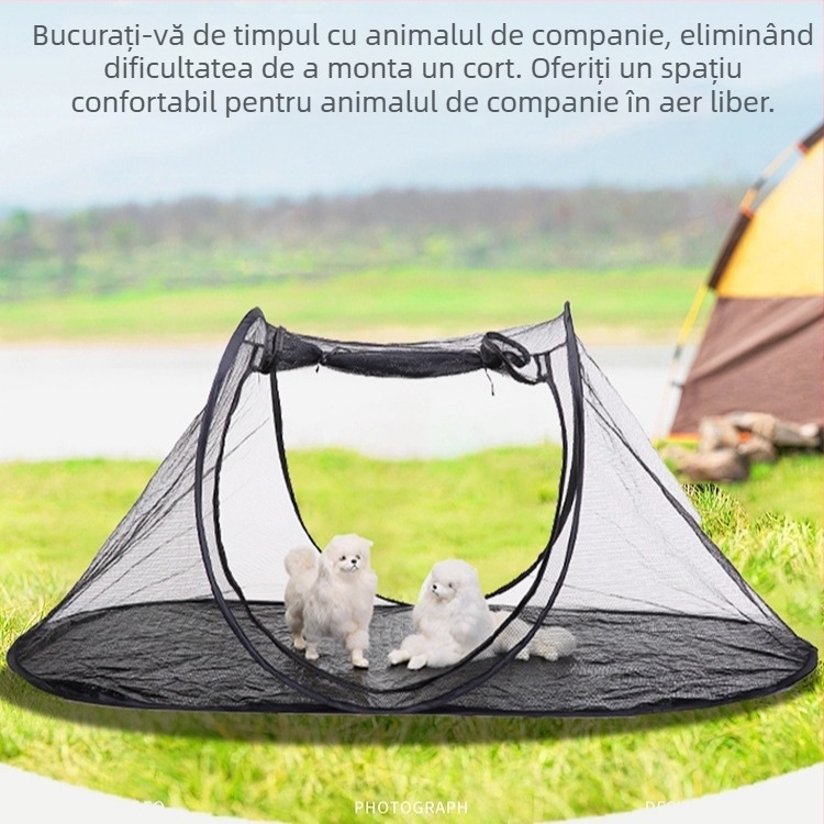 Cort de animale de companie personalizat pentru camping transfrontalier, gard pentru pisici și câini, cort pliabil portabil, casă pentru pisici și câini, cățeluș, cățeluș, pisică, sală de nașteri