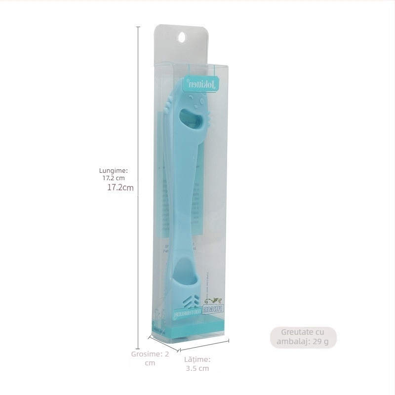 Periuță de dinți pentru animale de companie, Cușcă pentru degete pentru câini, Periuță de dinți pentru căței, Periuță de dinți pentru pisici, Articole pentru câini și pisici, Antibacterian