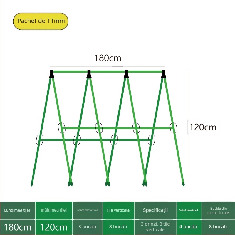 [Su Su Su] Suport pentru castraveți, tijă de fasole, suport pentru roșii, suport pentru legume, tijă de susținere a plantelor