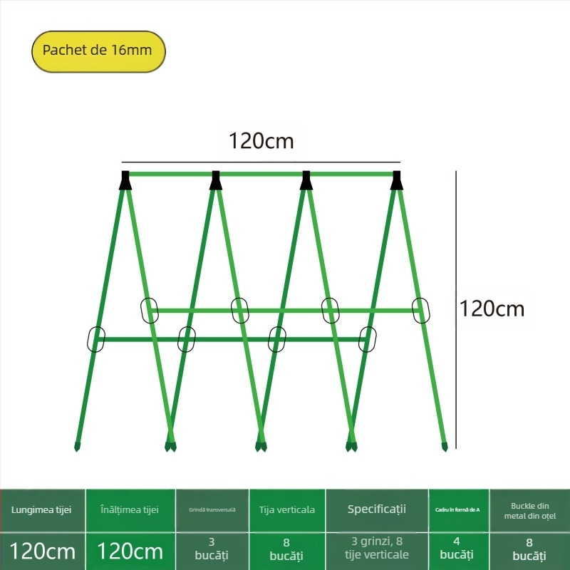 [Su Su Su] Suport pentru castraveți, tijă de fasole, suport pentru roșii, suport pentru legume, tijă de susținere a plantelor