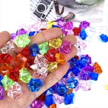 Piatră de cristal acrilică, bijuterie colorată, acvariu, peisaj, piatră, frumusețe Chen, decorare, parc de distracții, jucării, recuzită, producători en-gros