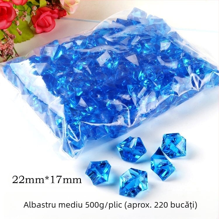 Piatră de cristal acrilică, bijuterie colorată, acvariu, peisaj, piatră, frumusețe Chen, decorare, parc de distracții, jucării, recuzită, producători en-gros