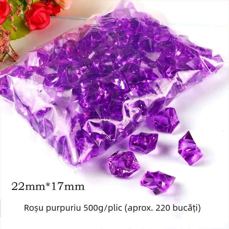 Piatră de cristal acrilică, bijuterie colorată, acvariu, peisaj, piatră, frumusețe Chen, decorare, parc de distracții, jucării, recuzită, producători en-gros