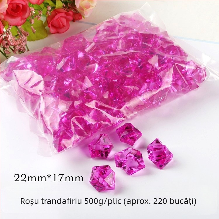 Piatră de cristal acrilică, bijuterie colorată, acvariu, peisaj, piatră, frumusețe Chen, decorare, parc de distracții, jucării, recuzită, producători en-gros