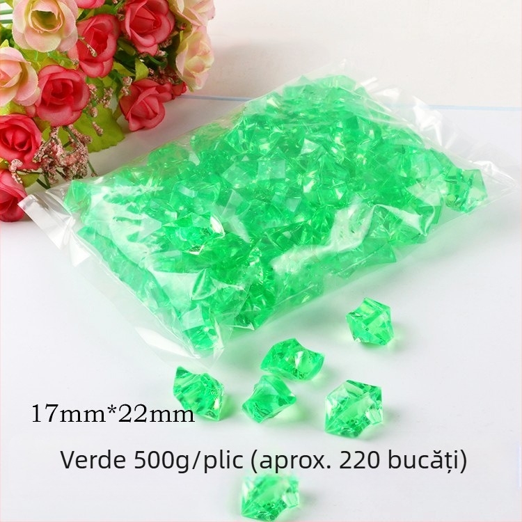 Piatră de cristal acrilică, bijuterie colorată, acvariu, peisaj, piatră, frumusețe Chen, decorare, parc de distracții, jucării, recuzită, producători en-gros