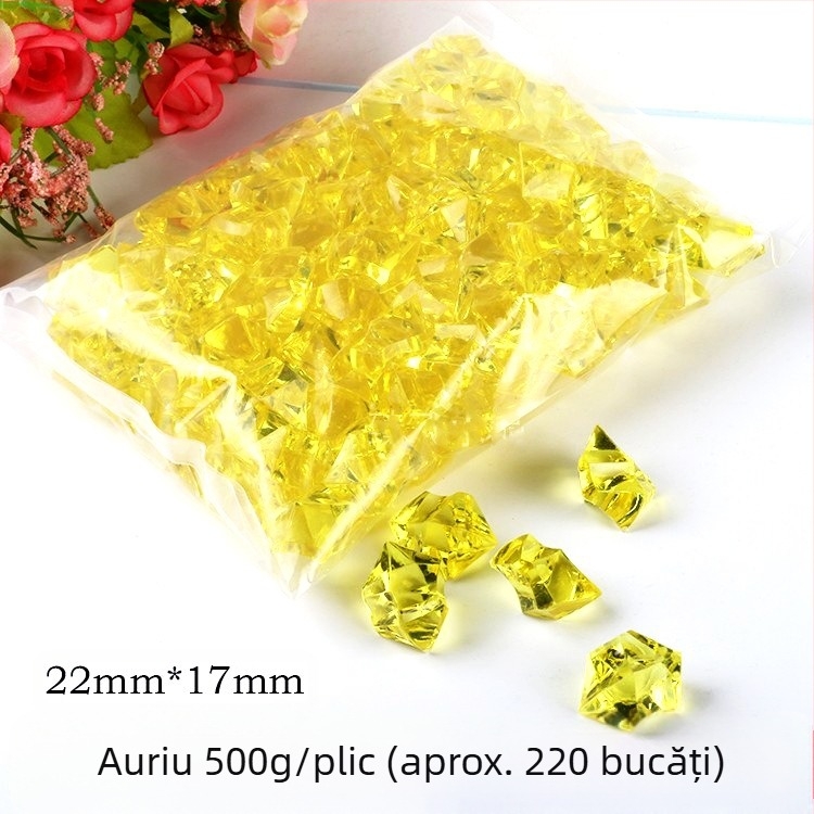 Piatră de cristal acrilică, bijuterie colorată, acvariu, peisaj, piatră, frumusețe Chen, decorare, parc de distracții, jucării, recuzită, producători en-gros