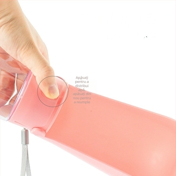 Cana de apă pentru animale de companie, pahar, hrănitor de apă, cană de apă pliabilă, cană de băut pentru câini în excursii, cană portabilă cu capac rabatabil pentru animale de companie