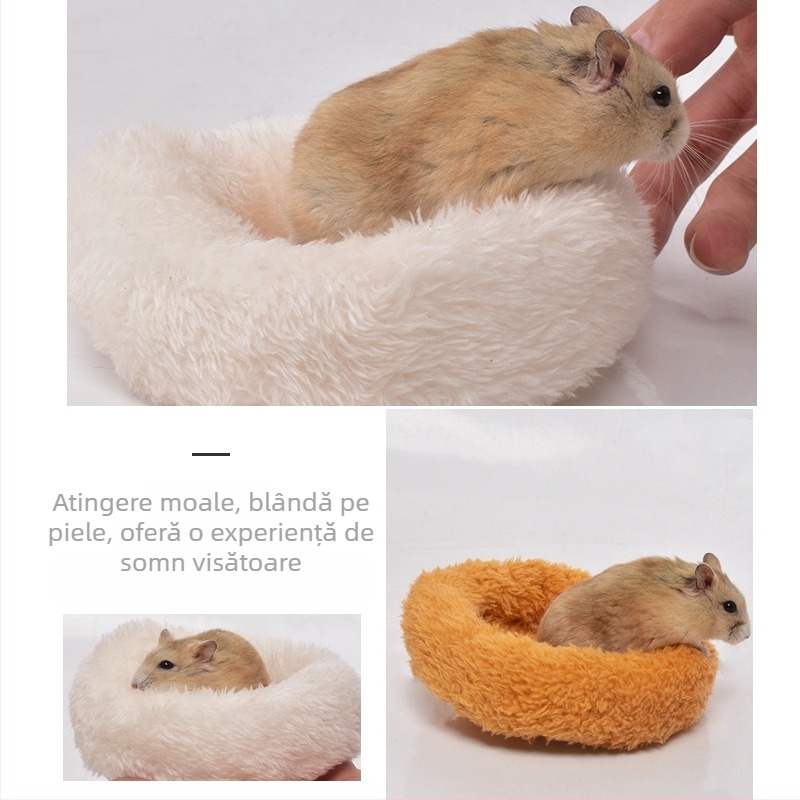 Cuib de hamster, cuib cald din bumbac, provizii de iarnă, cuib cald de iarnă, urs auriu, ramură de flori, arici, iepure, cuib de iarnă