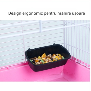 Hamster Supplies Food Basin Hedgehog Bowl Anti-rollover Feeder Food Box Golden Bear Honey Kanga Squirrel Rice Bowl Food Plate