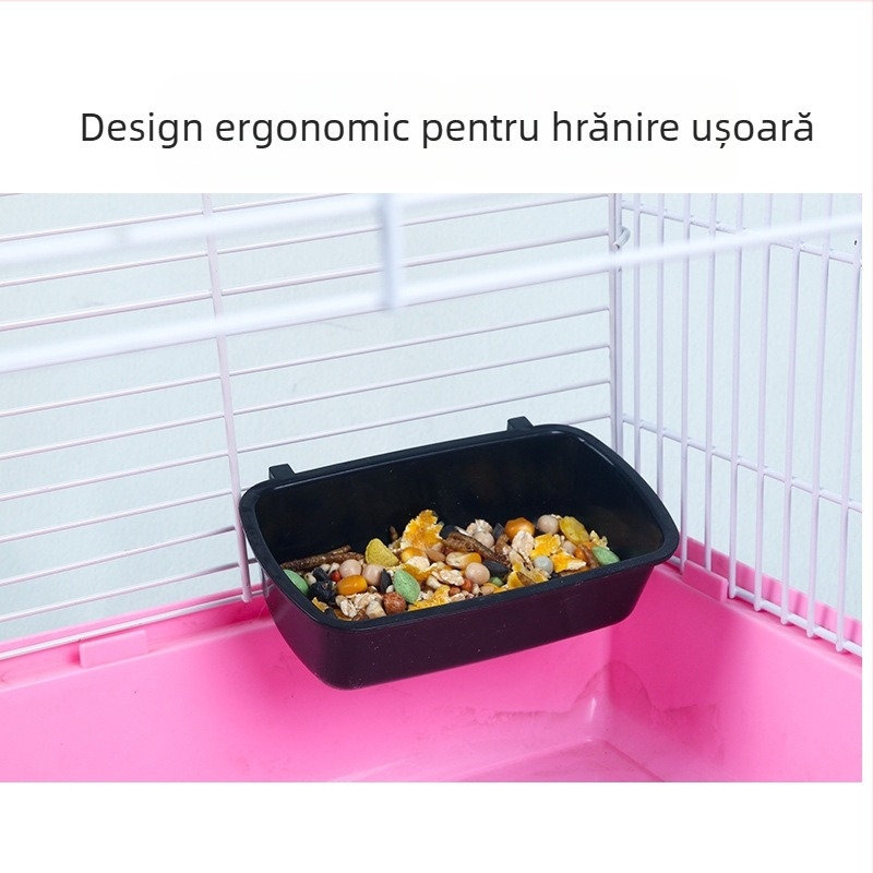 Hamster Supplies Food Basin Hedgehog Bowl Anti-rollover Feeder Food Box Golden Bear Honey Kanga Squirrel Rice Bowl Food Plate