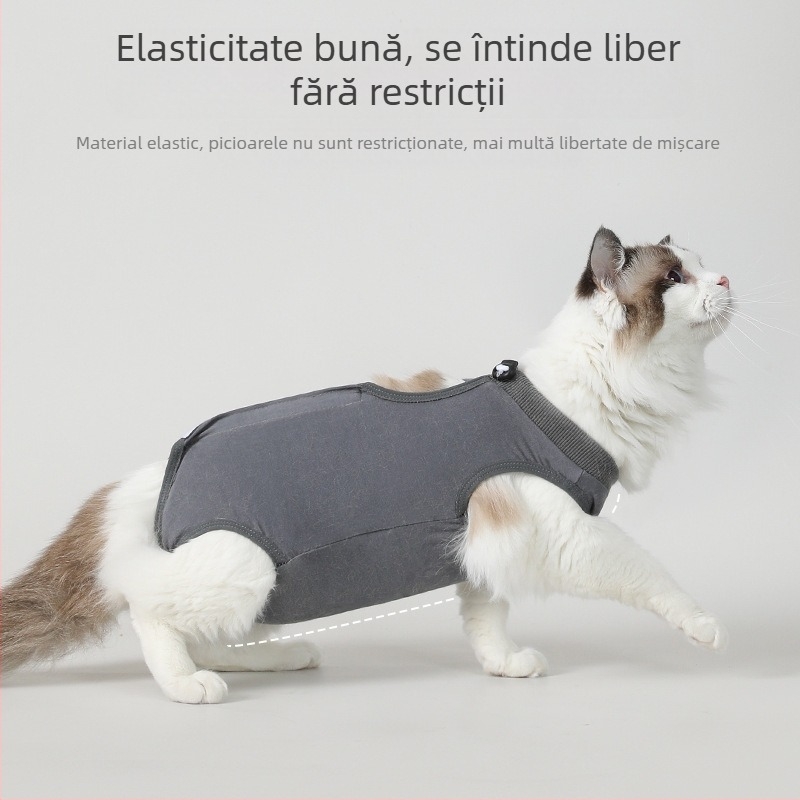 Îmbrăcăminte de sterilizare pentru animale de companie, cu elasticitate ridicată, modă transfrontalieră, îmbrăcăminte specială pentru recuperarea postoperatorie a îngrijirilor medicale, îmbrăcăminte pentru pisici și câini, articole pentru animale de compan