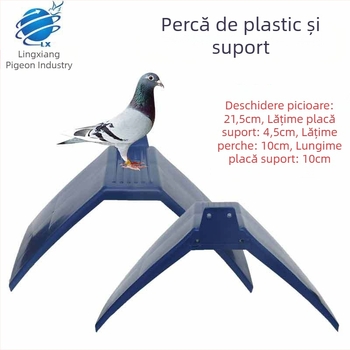 Suport pentru porumbei/Ustensile Saiwan/Suport din plastic pentru stinghie/Stand pentru porumbei/Suport pentru odihnă de porumbei, consumabile și ustensile