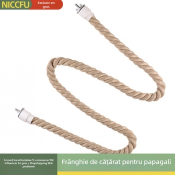NC papagal mare, mediu și mic, frânghie de cățărat, scară de ciugulit, papagal, jucărie de agățat, frânghie de bumbac, cățărat, pasăre