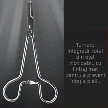 Clește de curățare a părului din oțel inoxidabil pentru urechi de câine, clește de oprire pentru pisici de pluș, pentru animale de companie, pentru câini, pentru curățarea urechilor